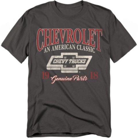 Мужская футболка Corvette Chevrolet Trucks US Classic, цвет: Угольный