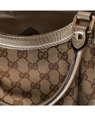 Large Sukey Tote GG Canvas with Leather