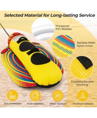 1 or 2 Person Inflatable Towable Tube Banana Boat for Boating