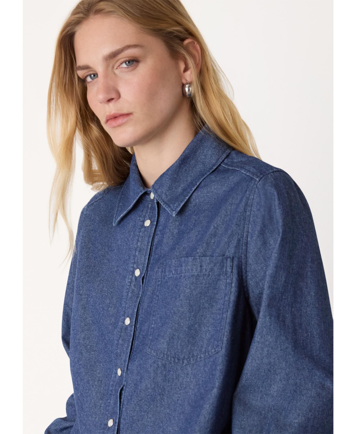 Whistles Women's Pocket Detail Cotton Shirt