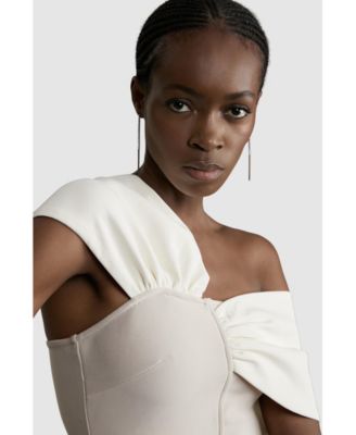 Women's Figure Form Asymmetric Knit Top