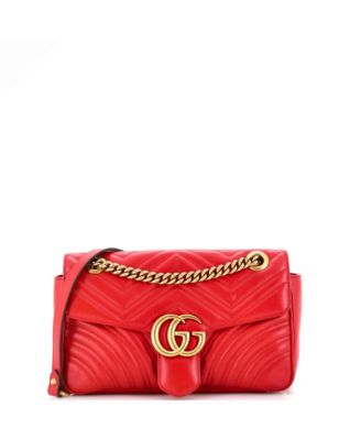 Small GG Marmont Flap Bag Matelasse Leather