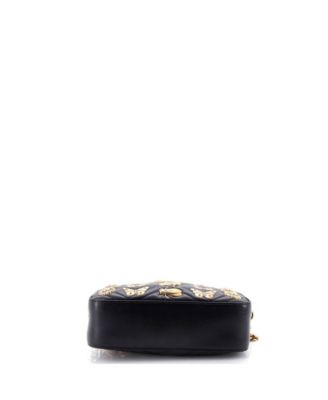 Small GG Marmont Shoulder Bag Embellished Matelasse Leather