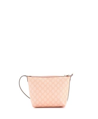 Super Mini Ophidia Zip Shoulder Bag GG Coated Canvas