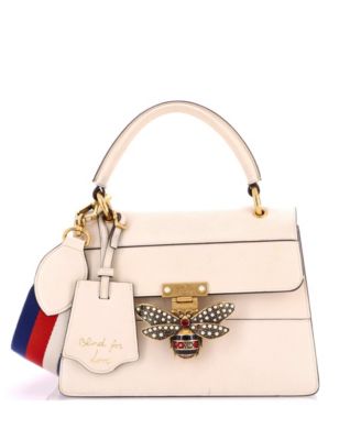 Small Queen Margaret Top Handle Bag Colorblock Leather