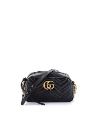 Small GG Marmont Shoulder Bag Matelasse Leather
