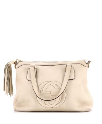 Soho Convertible Soft Top Handle Bag Leather