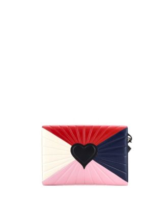 Queen Margaret Clutch Colorblock Leather