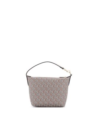 Super Mini Ophidia Zip Shoulder Bag GG Shadow Coated Canvas