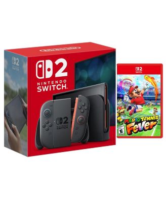 Switch 2 Video Game Console with Mario Tennis Fever Bundle