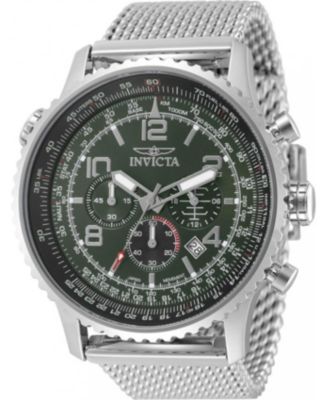 Men's 49752 Aviator Quartz Chronograph Dial Watch