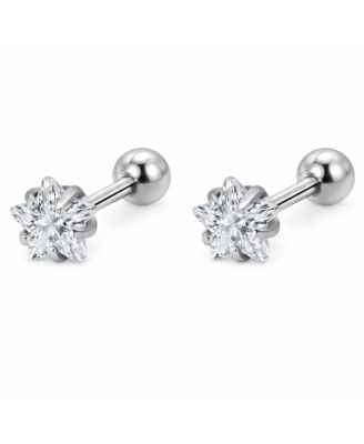 Rebl Jewelry Star Crystal Stud Earrings - Clear 40$