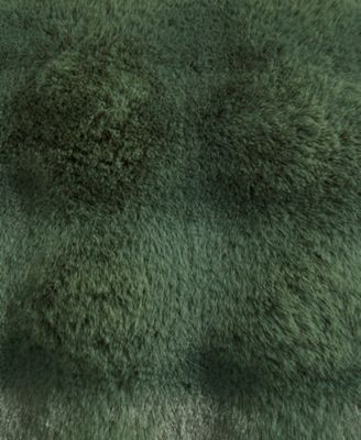 Plush Faux Fur Decorative Pillow, 12" x 20"