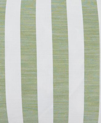Striped Ruffle Edge Decorative Pillow, 12" x 20"
