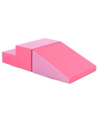 2-Piece Step and Slide Soft Foam Climber Set for Infants & Toddlers