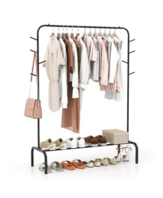 Heavy Duty Metal Clothes Rack Garment Wardrobe Stand