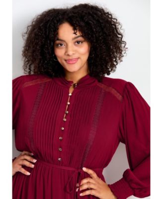 Women's Plus Size Jasmine Tiered Maxi Dress