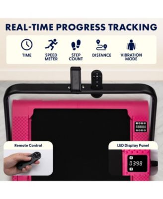 2-in-1 Walking Pad Treadmill with Vibration Plates (SQWPVH15PK)