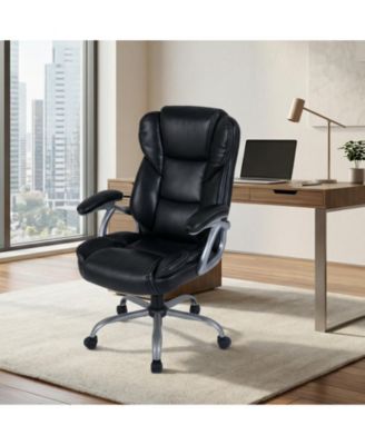 Executive Office Chair with Padded Seat and Armrests