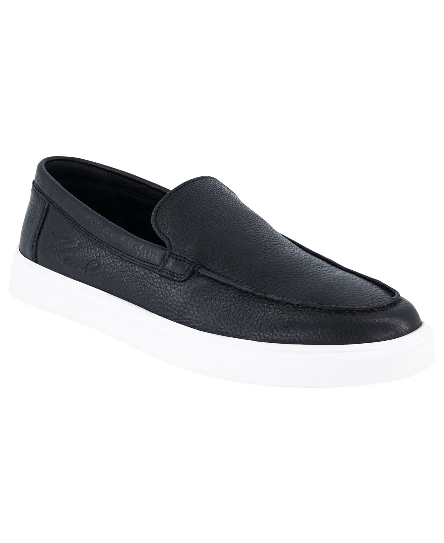 Karl Lagerfeld Men's Venetian Slip-On Boat Shoes