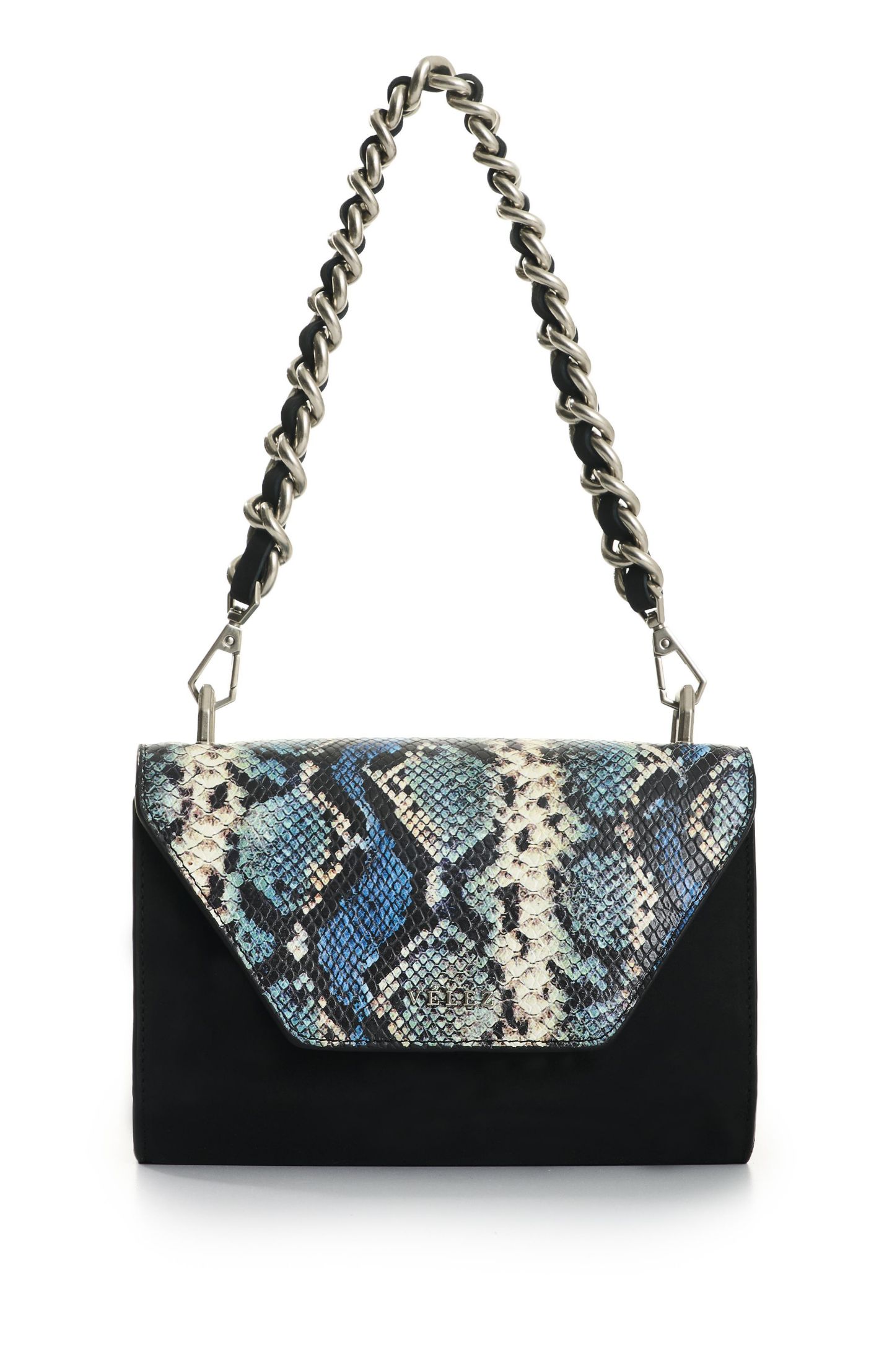 Женская сумка Velez Lili 2.0 Folia Leather Crossbody, цвет: Синий — фото 1