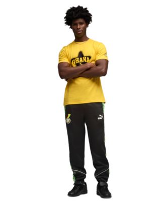 Men's Regular and Big & Tall Ghana Football Culture Crewneck T-Shirt