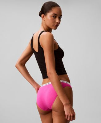 Women's Icon Logo 5-Pack Low-Rise Bikini Underwear QD5208