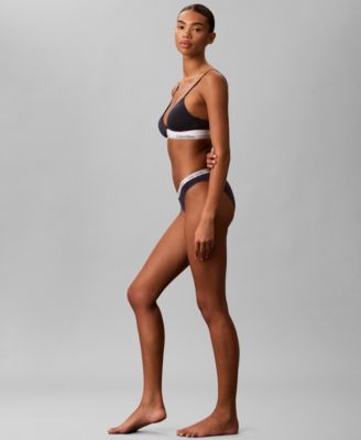 Women's Icon Cotton-Modal Lightly Lined Triangle Bralette QF8498