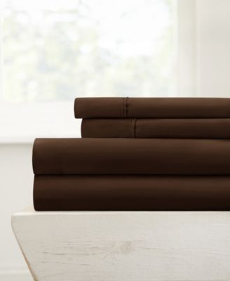 Sheet Set, California King - Chocolat