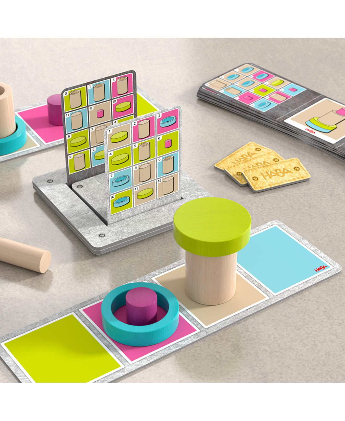 Детская настольная игра Haba Fast Factory Sequence Family Strategy Board Game, Ages 8+, цвет: Серый — фото 2
