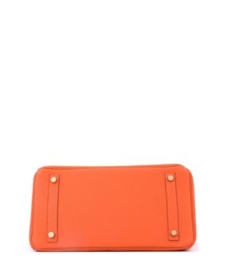 Birkin 30 Handbag Orange Togo with Gold Hardware