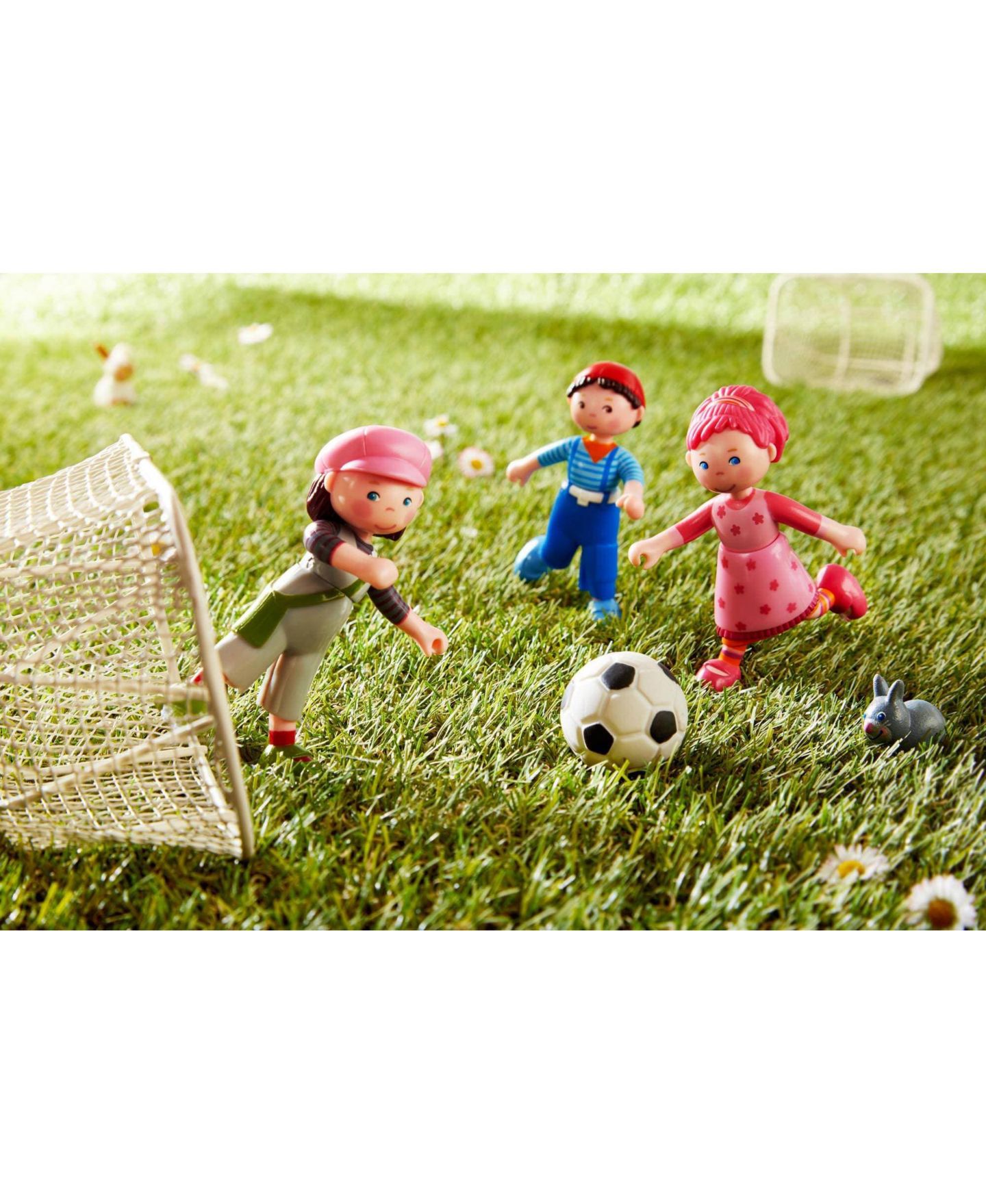 Подвижная мини-кукла Haba Little Friends Lilli, 4", от 3 лет, цвет: Розовый — фото 5