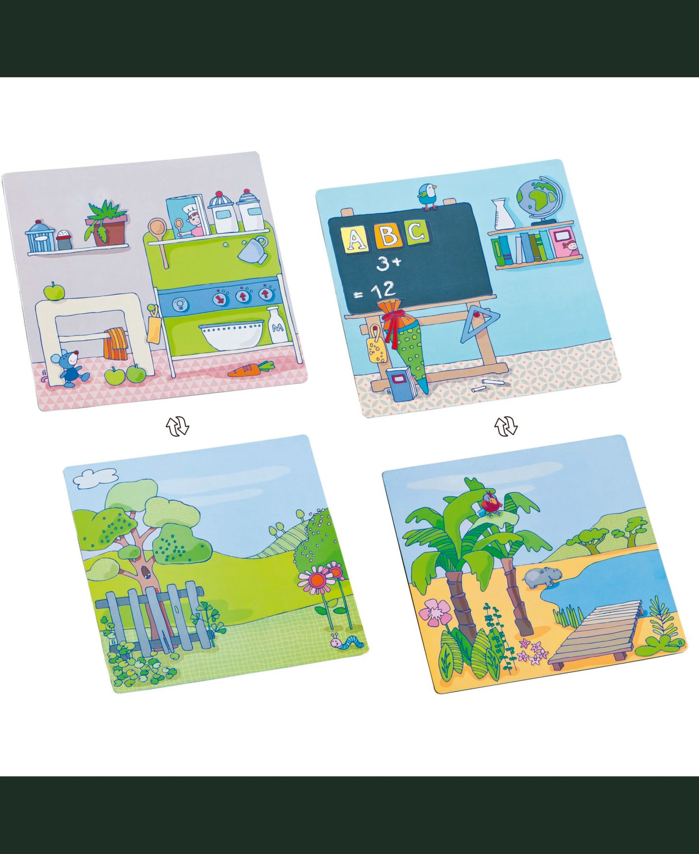 Детские игрушки Haba Lilli Magnetic Travel Dress-Up Activity, 54-Piece Set, Ages 3+ — фото 9