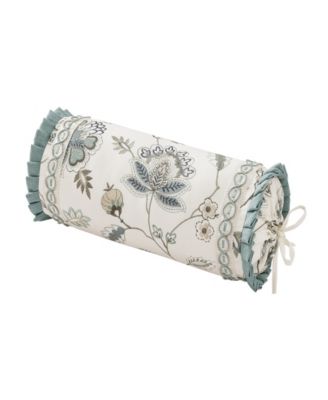Blossom View Neckroll Decorative Pillow, 7" x 17"