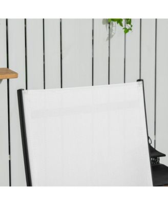 2 Piece Chaise Lounge Chair Pool Chairs with Wheels