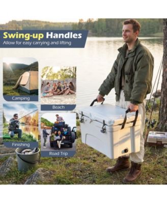 45 Quart Portable Hard Cooler with Long Lasting Insulation