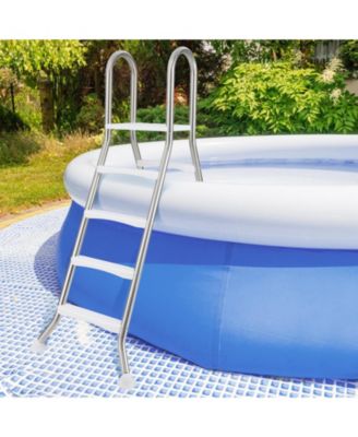 75.6" A-Frame Above Ground Pool Ladder for Pools up to 55