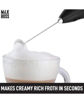 Handheld Electric Coffee Frother Drink Mixer with Batteries Included