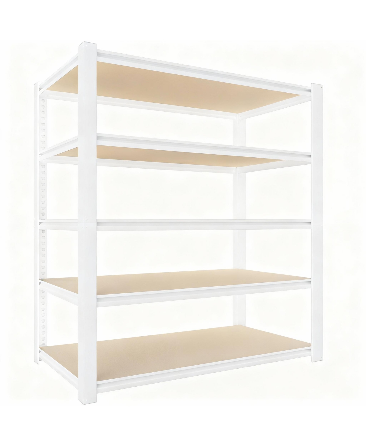 Yigii Adjustable 5-Tier Metal Connector Shelving - Heavy Duty, Boltless, for Kitchen, Pantry, Garage