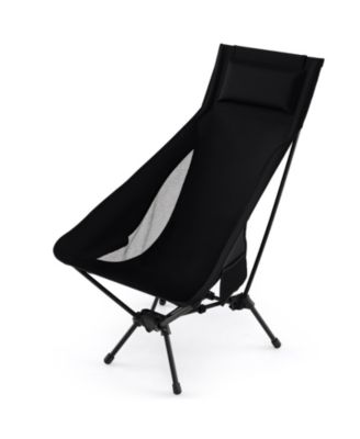 High Back Portable Camping Chair with Carry Bag and Pillow
