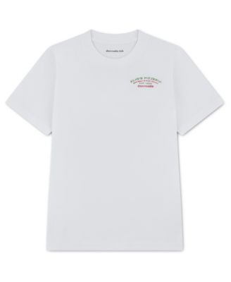 abercrombie kids Boys Pizzeria Graphic T-Shirt - Bright White 25$