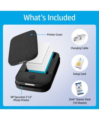 Sprocket 2x3" Zink Zero Ink Portable Instant Photo Printer