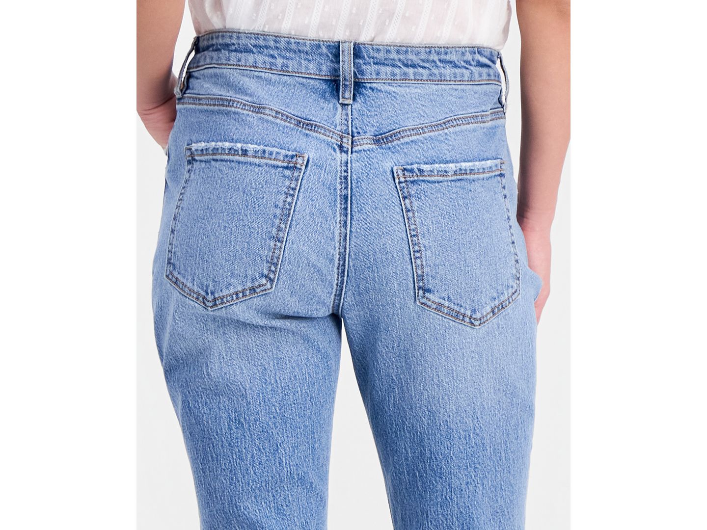 Женские джинсы And Now This Petite Embroidered Bootcut, цвет: Milena — фото 3