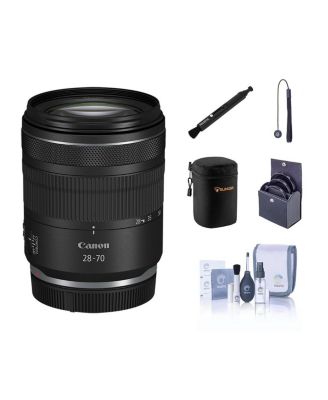 RF 28-70mm f/2.8 IS STM Lens, Bundle with 67mm Filter Kit, Soft Lens Case, Cleaning Kit
