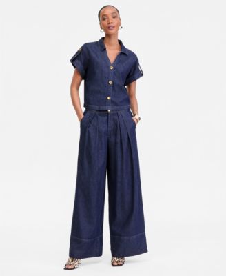 Women's High Rise Wide Leg Jeans