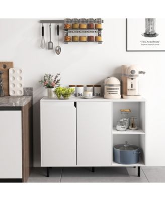 42 in Sideboard Buffet Cabinet with Adjustable Storage Shelves