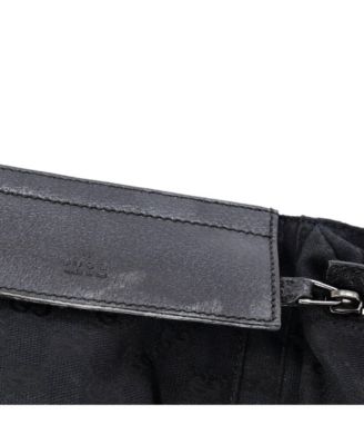 Vintage Double Belt Bag GG Canvas with Leather