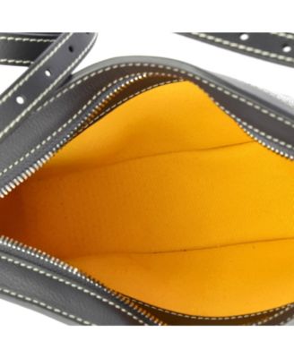 Hirondelle Shoulder Bag Coated Canvas and Leather