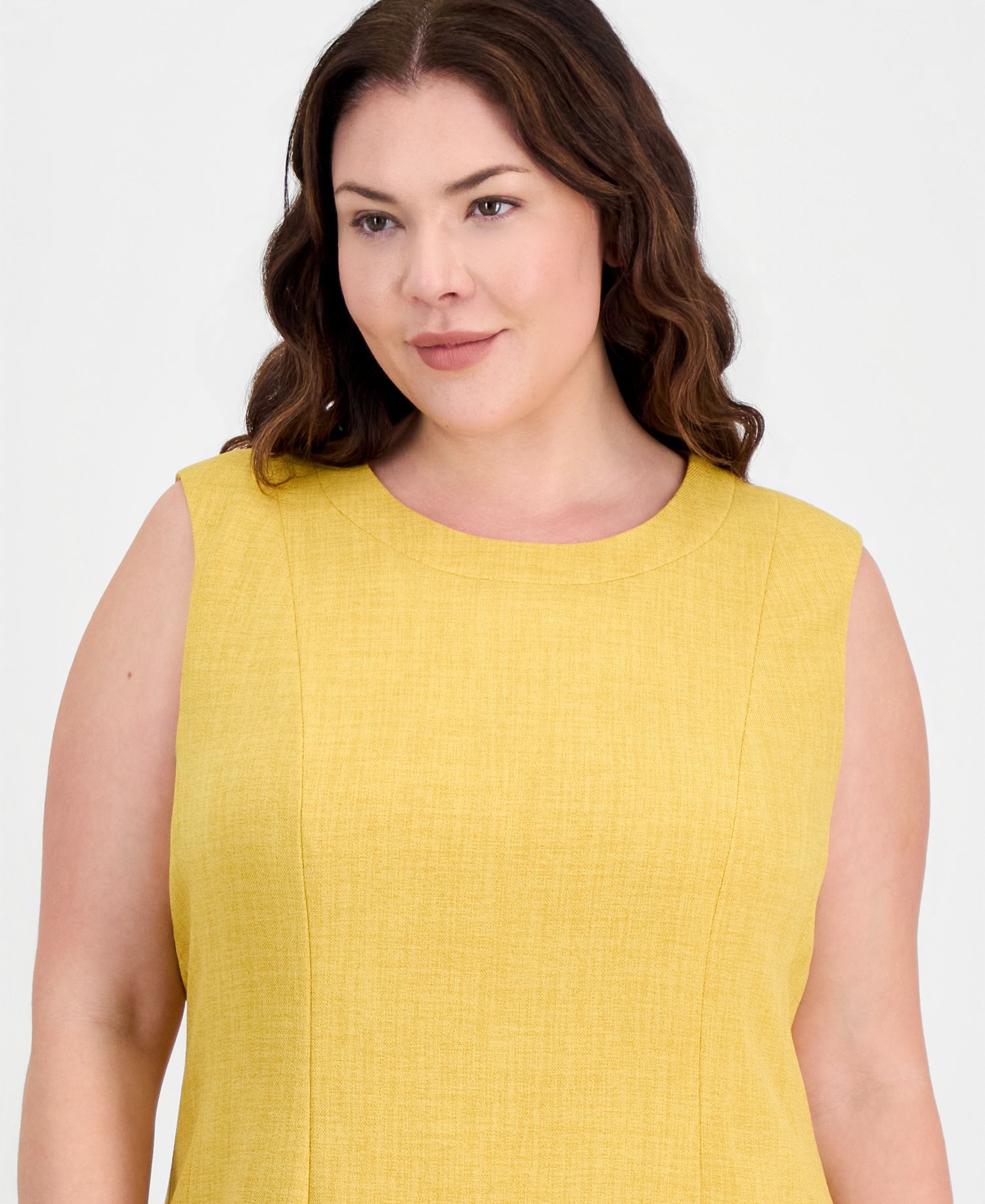 Plus Size Sleeveless Sheath Dress
