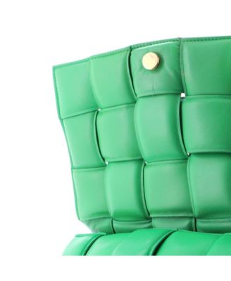 Cassette Chain Crossbody Bag Padded Maxi Intrecciato Leather